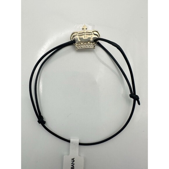 dolce gabbana Beauty Crown Charm Cord Adjustable Bracelet - Picture 2 of 3